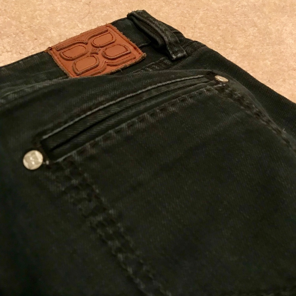 BCBG Max Azria black skinny jeans 27